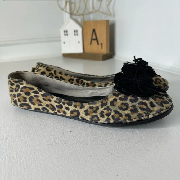 FS/NY Shoes - FS/NY French Sole Shoes Made In Italy Leopard Print Women’s Size 10